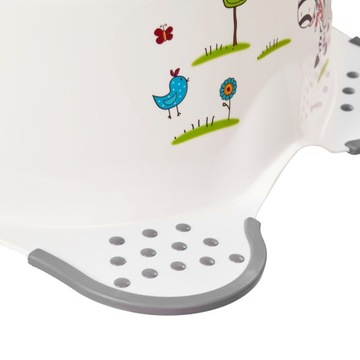 NON-SLIP POTTY стабильный хранитель HIPPO WHITE