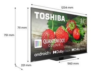 Toshiba 55QA7D63DG 55-дюймовый 4K AndroidTV QLED-телевизор