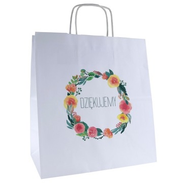 Torby papierowe 30x17x34cm A3 na urodziny Wesele