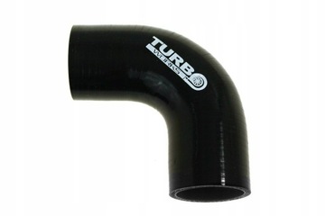 KOLANKO SILIKONOWE TurboWorks 90st 63mm BLACK