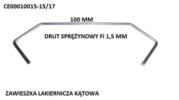 Zawieszki Lakiernicze S CE00010015-15/17 500 szt.