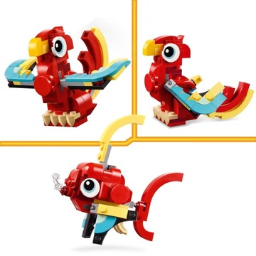 Lego Creator 3in1 Красный Дракон, игрушка-дракон
