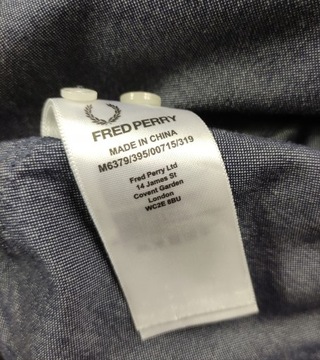 Koszula z Długim Rękawem FRED PERRY Casual L