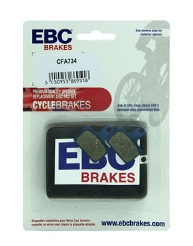 EBC KLOCKI ROWEROWE CFA734 ORGANICZNE BR-R9170 RS305 RS405 BR-RS505