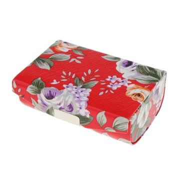 2 прочных мешочка для помады Floral с зеркальной ручкой и застежкой.