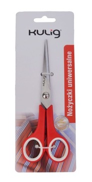 НОЖНИЦЫ КУЛИГ УНИВЕРСАЛЬНЫЕ КРАСНЫЕ 17 СМ 7007 6,5