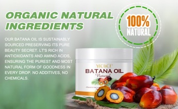 Масло батана для роста волос Dr. Sebi Organic (7,8 жидких унций), сырое масло батана,