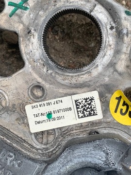 KOŽENÁ VOLANT VW GOLF VI 5K0419091J