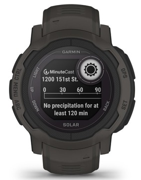 Графитовые умные часы GARMIN Instinct 2 с солнечной батареей