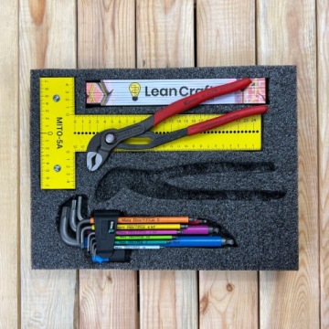 Пенопластовая вставка с графитовым наполнителем для Bosch L Boxx 136