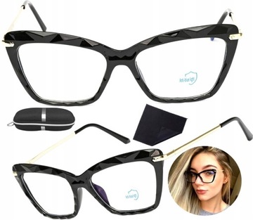 Okulary zerówki do komputera KOCIE CAT Blue Light