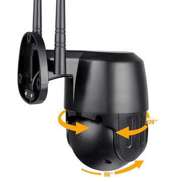 НАРУЖНАЯ ПОВОРОТНАЯ WIFI IP-КАМЕРА НАБЛЮДЕНИЯ С ЗУМОМ