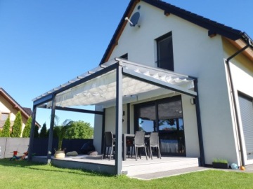 РИМСКИЕ СОЛНЕЧНЫЕ РОЛЛЕТНИЦЫ, СОЛНЕЧНЫЕ, ВОДОНЕПРОНИЦАЕМЫЕ, РАЗДВИЖНАЯ, ПОВОРОТНАЯ КРЫША, 3x4м