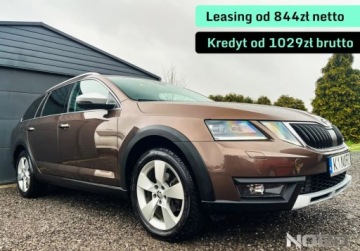 Skoda Octavia III Scout Kombi 2.0 TDI 150KM 2018 Skoda Octavia Scout, Bezwypadkowy, FV23, KredytowanieLeasing, 4x4, DSG, gw