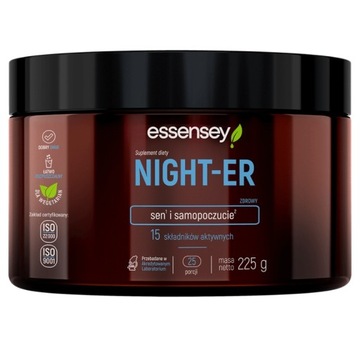 ESSENSEY NIGHT-ER 15 SKLADNIKOW AKTYWNYCH 225G