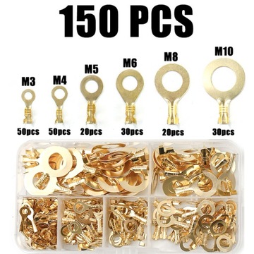 РАЗЪЕМЫ КАБЕЛЬНЫЕ РАЗЪЕМЫ НАБОР 150 ШТ. M3 M4 M5 M6 M8 M10