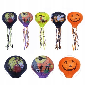 Rekwizyty na Halloween Dynia wiszące światła