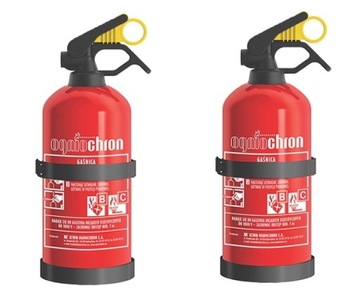 АВТОМОБИЛЬНЫЙ ОГНЕТУШИТЕЛЬ ОГНИОПРОТЕКТ 1кг С вешалкой и держателем Здоровье и безопасность 2024 5 лет