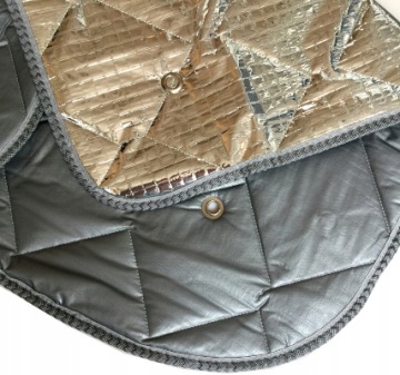 CARBEST FORD TRANSIT CUSTOM 2012-2018 THERMAL WINDOW SHIELD MAT 3 шт.