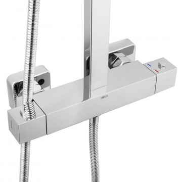 Душевой набор с тропическим душем, хромированный смеситель ТЕРМОСТАТИЧЕСКИЙ