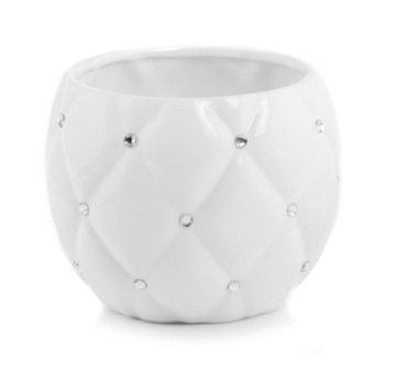 КЕРАМИЧЕСКАЯ КРЫШКА ДЛЯ ЦВЕТОЧНОГО ГАЗВА DIAMOND WHITE GLAMOUR