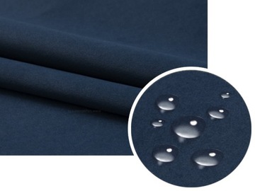 TKANINA MATERIAŁ WELUR MATT VELVET 79 NAVY BLUE WELWET GRUBY PLAMOODPORNY