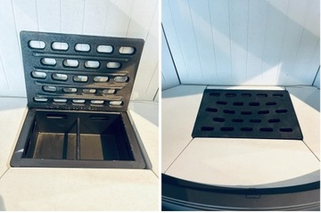 Zestaw piecyk kaflowy piec wolnostojący KOZA AB 2 termotec kafel biały