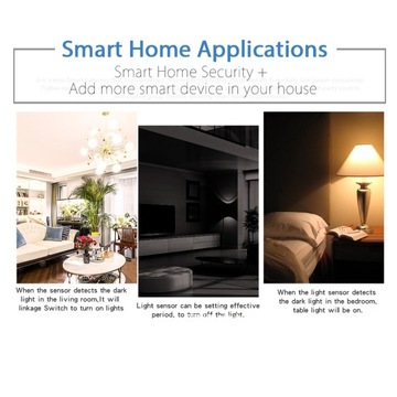 Датчик освещенности Tuya Zigbee Smart Detector