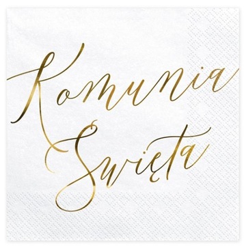 CUDOWNE Serwetki Komunijne na I KOMUNIĘ ŚWIĘTĄ !!!