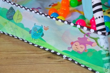 ОБРАЗОВАТЕЛЬНЫЙ КОВРИК ДЛЯ МАЛЫШЕЙ БОЛЬШОЙ ИНТЕРАКТИВНЫЙ МЯГКИЙ ИГРОВОЙ МЯЧ С ШАРИКАМИ