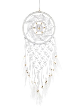 ŁAPACZ SNÓW DREAMCATCHER HAFTOWANY PLECIONY 75 cm