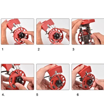 РУЧНАЯ БАРЬЕРНАЯ МАШИНА ДЛЯ ЗАНИМКИ ИЗОЛЯЦИИ КАБЕЛЯ, НОЖИ 10 ШТ.