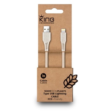 EKOLOGICZNY KABEL ŁADOWARKA IPHONE 6 7 8 X 11 12