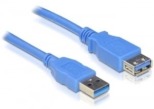 Удлинительный кабель USB 3.0 Черный 1,8 метра 5 Гбит/с Gw24