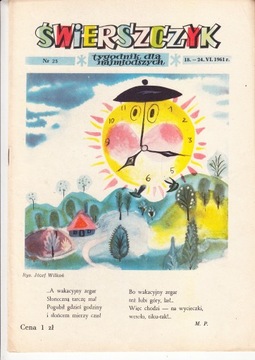 Świerszczyk nr.25 18.-24.VI.1961r.