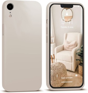 ETUI DO IPHONE XR SILIKON KOLOR CASE + SZKŁO
