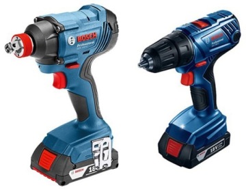 НАБОР КЛЮЧЕЙ 18 В 180-LI + ОТВЕРТКА 2*2.0AH BOSCH