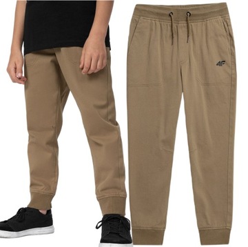 SPODNIE DZIECIĘCE CASUAL 4F TTROM133 JOGGERY 152
