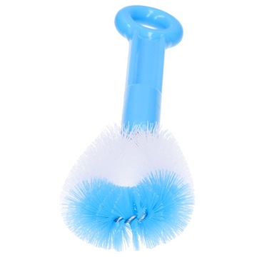 Щетка для мытья бутылочек, щетка для чистки чашечки, синяя.