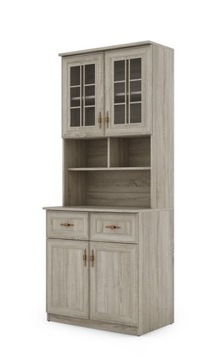 Kredens Witryna 80 cm Komoda Do Kuchni Salonu