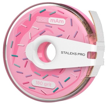 Лента абразивная Сталекс, сменные подушечки, бублик Эксперт ПапМам, 6м, зернистость 180