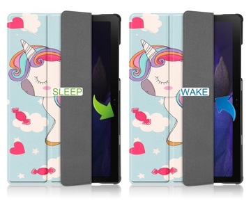 УМНАЯ ОБЛОЖКА ГРАФИКА + СТЕКЛО + СТИЛУС ДЛЯ SAMSUNG TAB A8 10,5 X200 X205