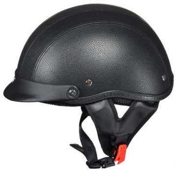 STYLOWY KASK OZDOBNY NA CHOPPERA Z DASZKIEM r.M