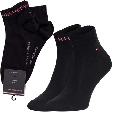 TOMMY HILFIGER SKARPETY SKARPETKI STOPKI 2P r39-42