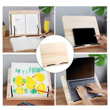 Портативная подставка для книг, доска для рисования с органайзером,