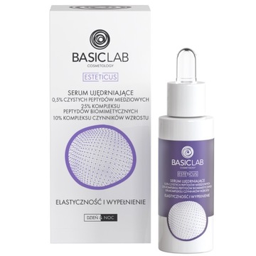 BasicLab Serum z peptydem miedziowym 0,5% Przeciwstarzeniowe Serum 30 ml