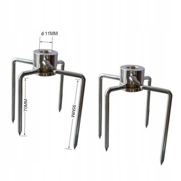 Серебряные вилки для курицы-гриля