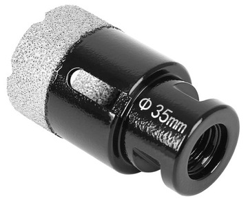OTWORNICA DIAMENTOWA KORONKA WIERTŁO 35mm M14 DO GRES PŁYTEK KAMIEŃ GLAZURY
