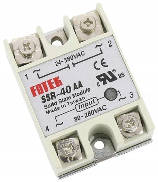 PRZEKAŹNIK PÓŁPRZEWODNIKOWY FOTEK SSR-40A AC-AC