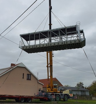 Участок Контейнерного Наплавного Моста на озере Коттедж